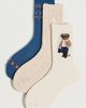Polo Ralph Lauren Polo Ralph Lauren Winter Bear Socks 3-Pack Ivory One - 2