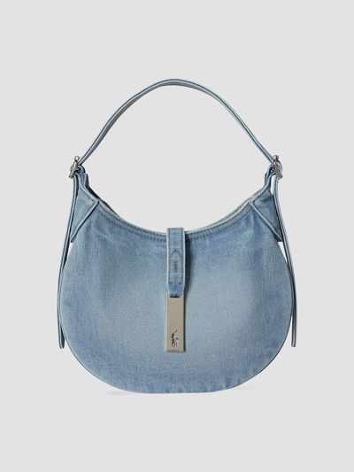 Polo Ralph Lauren Polo Ralph Lauren Women's ID Small Denim Shoulder Bag