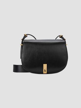 Polo Ralph Lauren Polo Ralph Lauren Women's ID Small Leather Saddle Bag