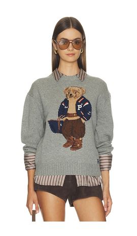 Polo Ralph Lauren Polo Ralph Lauren Wool Bear Long Sleeve Crew Neck Sweater