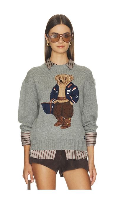 Polo Ralph Lauren Polo Ralph Lauren Wool Bear Long Sleeve Crew Neck Sweater