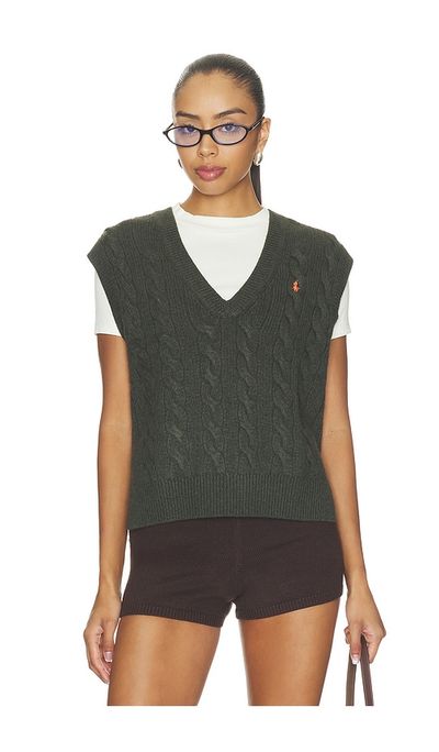 Polo Ralph Lauren Polo Ralph Lauren Wool Cashmere Sleeveless Pullover