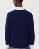 Polo Ralph Lauren Polo Ralph Lauren Wool Long Sleeve Polo Pullover Royal/Cream - 3