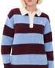 Polo Ralph Lauren Polo Ralph Lauren Wool Striped Polo Sweater Harvardwne/Nwlitchblue - 1