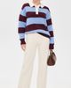 Polo Ralph Lauren Polo Ralph Lauren Wool Striped Polo Sweater Harvardwne/Nwlitchblue - 5