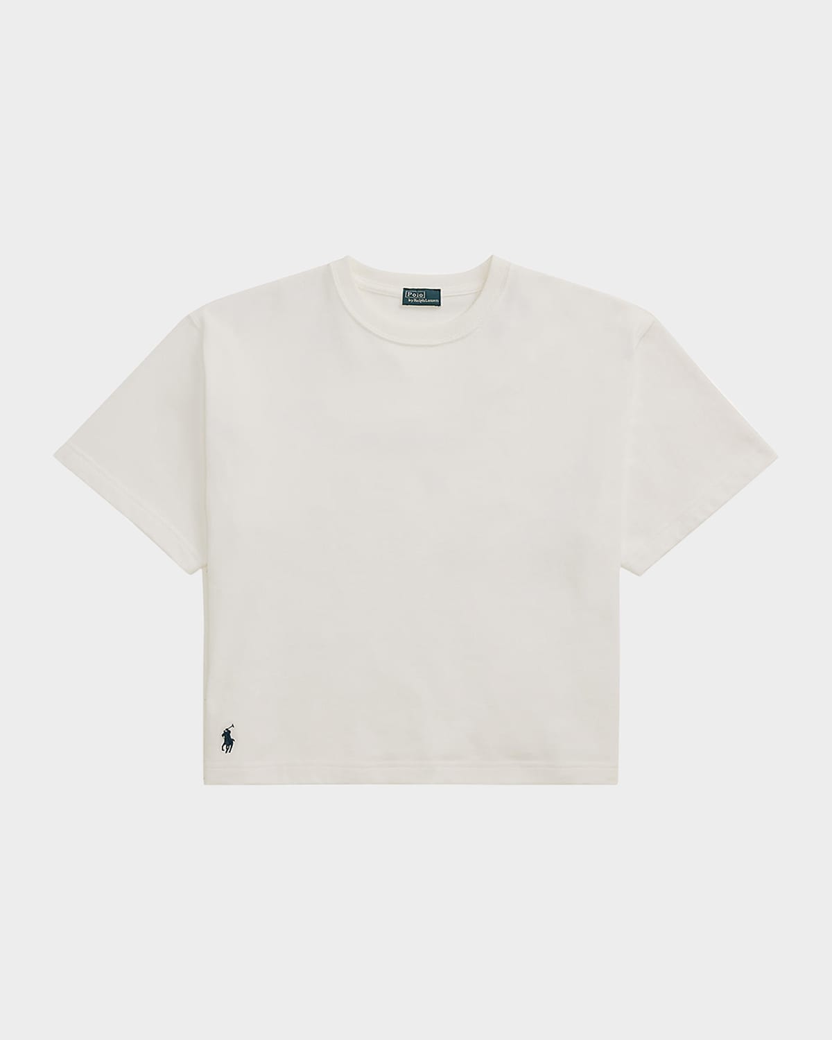 Polo Ralph Lauren Relaxed Crop Fit Cotton Jersey Tee