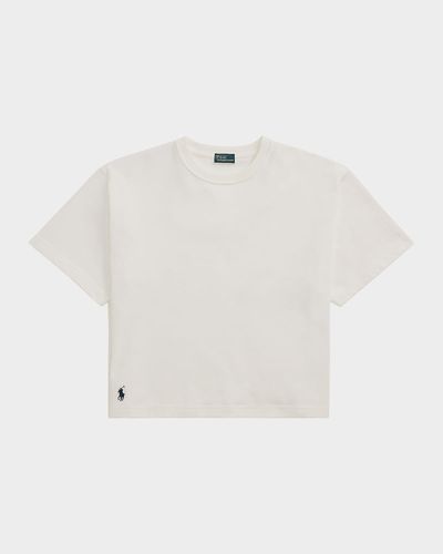 Polo Ralph Lauren Relaxed Crop Fit Cotton Jersey Tee
