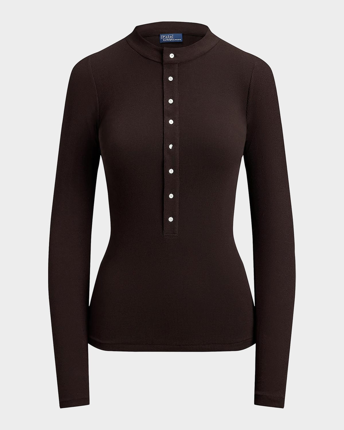 Polo Ralph Lauren Ribbed Cotton Henley Shirt