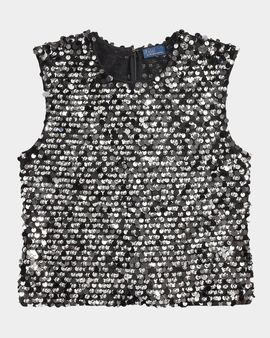 Polo Ralph Lauren Sequined Mesh Tank