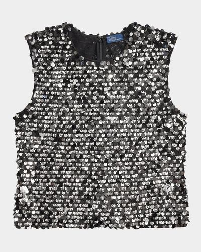Polo Ralph Lauren Sequined Mesh Tank