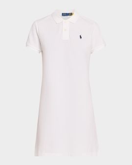 Polo Ralph Lauren Short-Sleeve Cotton Polo Mini Dress