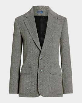 Polo Ralph Lauren Single-Breasted Herringbone Blazer