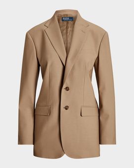 Polo Ralph Lauren Single-Breasted Stretch Wool Blazer