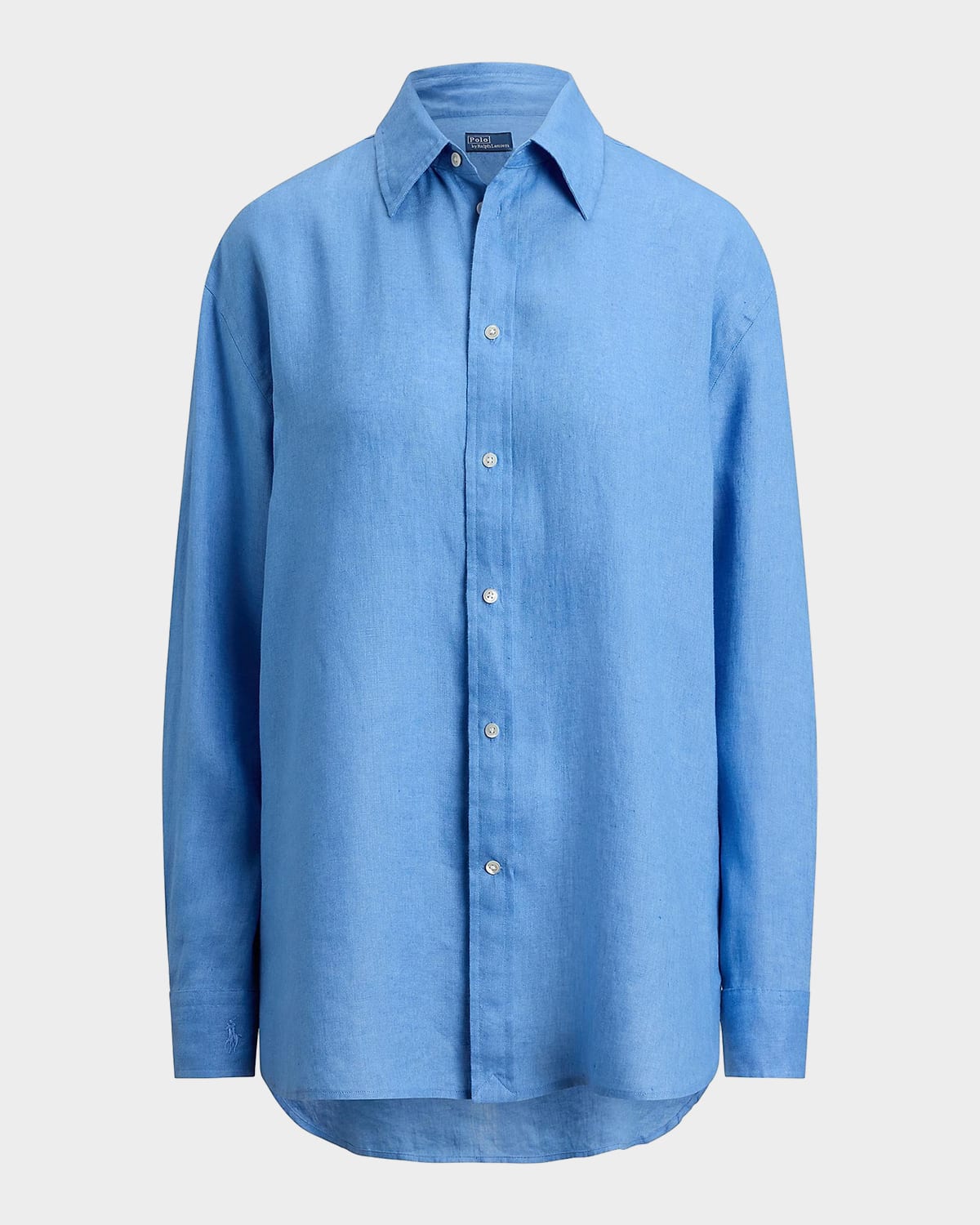 Polo Ralph Lauren Solid Linen Button-Front Shirt