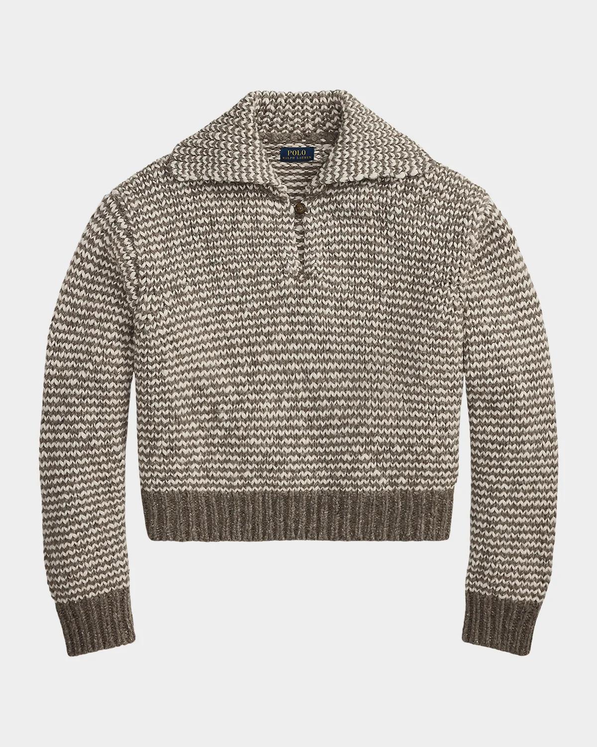 Polo Ralph Lauren Striped Cotton-Blend Sweater
