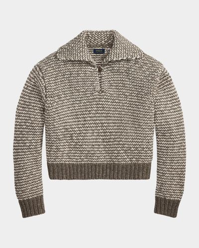 Polo Ralph Lauren Striped Cotton-Blend Sweater