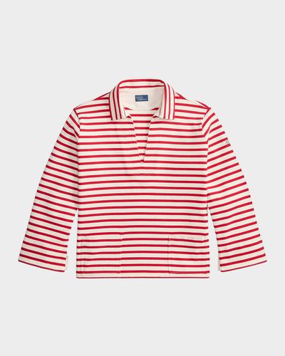 Polo Ralph Lauren Striped Split-Placket Mariner Tee