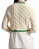 Polo Ralph Lauren Women's Cable-Knit Stretch-Cotton Crop Cardigan - 4