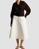 Polo Ralph Lauren Women's Cotton-Wool A-Line Midi Skirt - 2