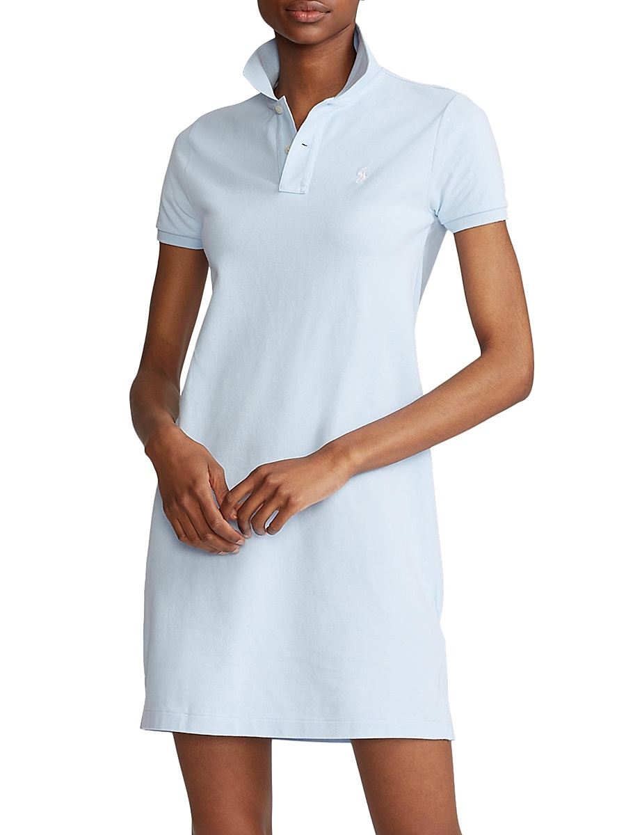 Polo Ralph Lauren - Women's Cotton Mesh Short-Sleeve Polo Dress