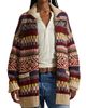 Polo Ralph Lauren Women's Geometric Cotton-Wool Cardigan - 3