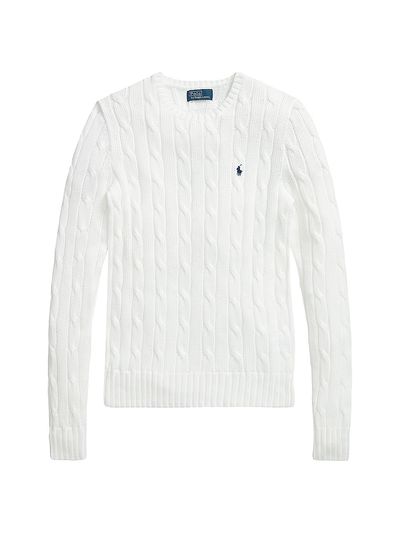 Polo Ralph Lauren Women's Julianna Cable-Knit Pima Cotton Sweater
