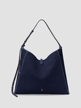 Polo Ralph Lauren Women's Large Denim Tote Bag