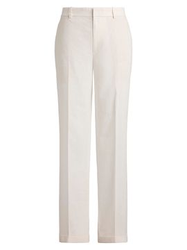 Polo Ralph Lauren Women's Linen High-Rise Straight-Leg Pants