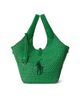 Polo Ralph Lauren Women's Medium Logo-Embroidered Raffia Tote Bag - 1