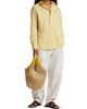 Polo Ralph Lauren Women's Medium Logo Raffia & Leather Tote Bag - 2