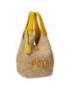 Polo Ralph Lauren Women's Medium Logo Raffia & Leather Tote Bag - 4