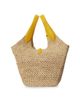 Polo Ralph Lauren Women's Medium Logo Raffia & Leather Tote Bag - 5