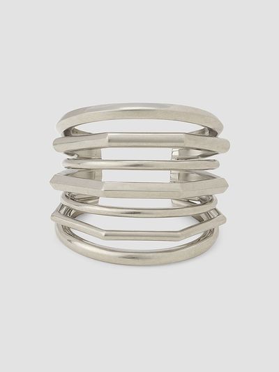 Polo Ralph Lauren Women's Orbit Silvertone Cuff Bracelet