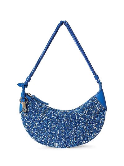 Polo Ralph Lauren Women's Polo ID Mini Beaded Leather Shoulder Bag