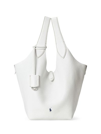 Polo Ralph Lauren Women's Polo Play Medium Leather Tote Bag