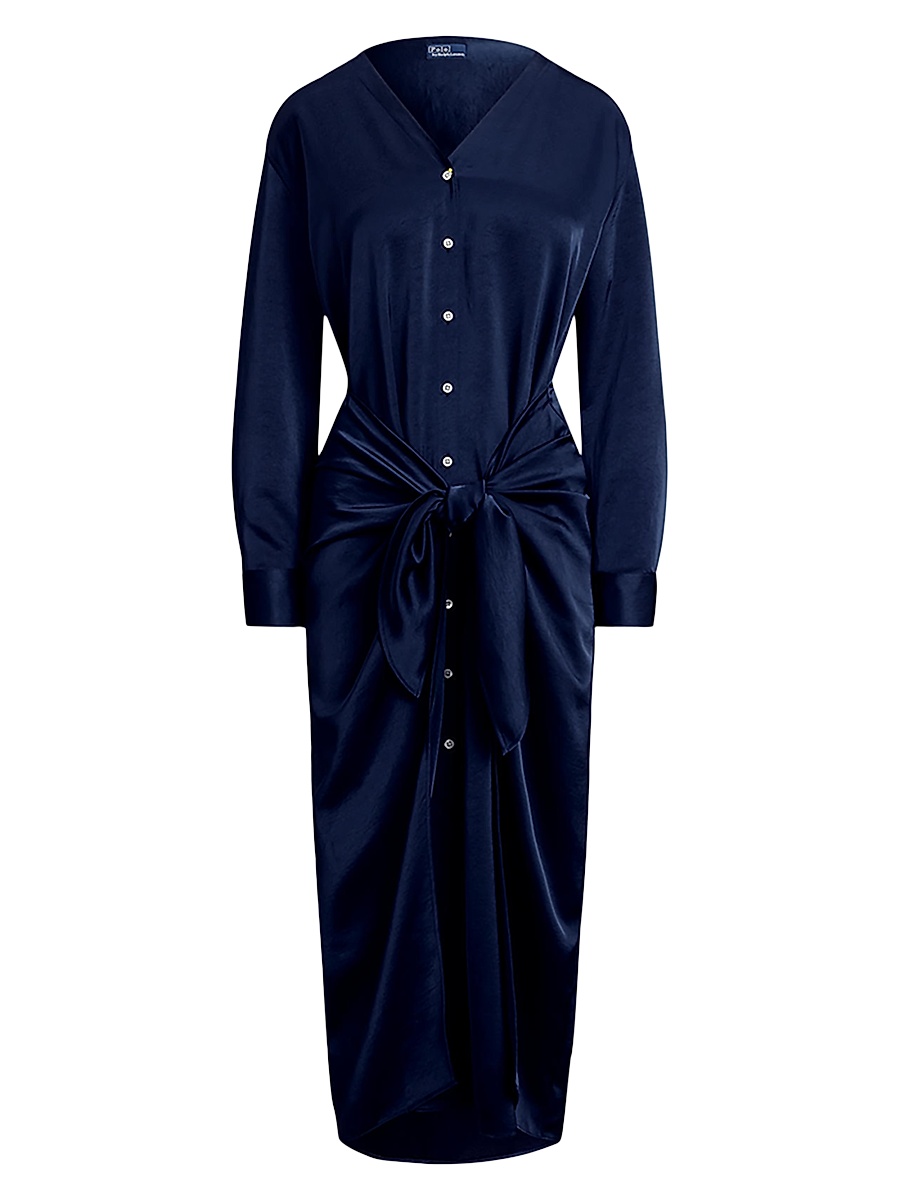 ralph lauren silk shirt dress Silk Mini Shirt dress