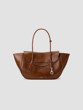 Polo Ralph Lauren Women's Shiny Tumbled Leather Shoulder Bag