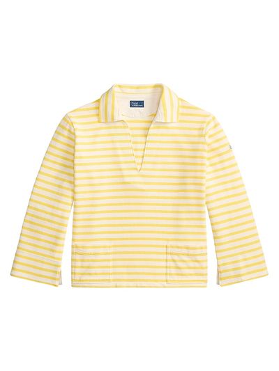 Polo Ralph Lauren Women's Striped Cotton Jersey Polo Shirt