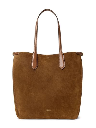 Polo Ralph Lauren Women's Suede North-South Tote