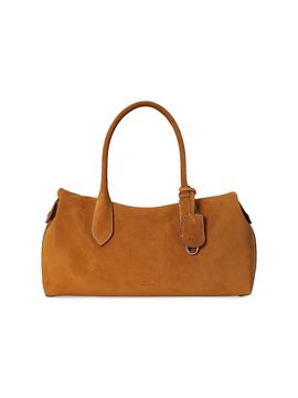 Polo Ralph Lauren Women's Suede Satchel Shoulder Bag