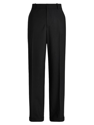 Polo Ralph Lauren Women's Wool Faille Straight-Leg Trousers