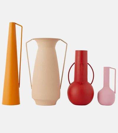 Polspotten Polspotten Roman set of 4 metal vases