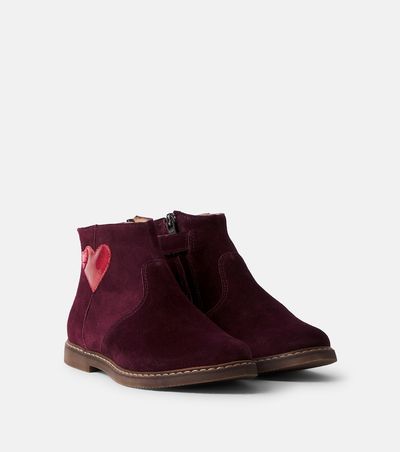 Pom d'Api Pom d'Api City Two Love patch-appliqué suede boots