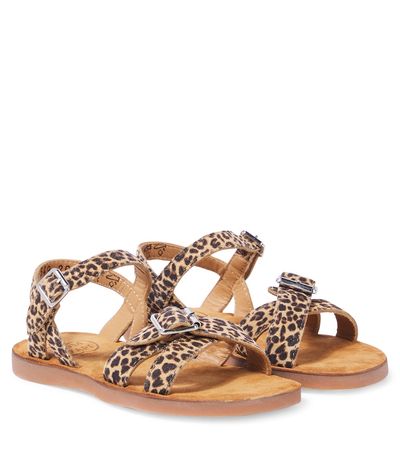 Pom d'Api Pom d'Api Plage-Air Crossy leather sandals