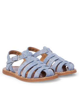 Pom d'Api Pom d'Api Plage-Stitch Dad leather sandals