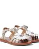 Pom d'Api Pom d'Api Plagette Big Flo metallic leather sandals - 1