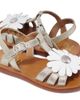 Pom d'Api Pom d'Api Plagette Big Flo metallic leather sandals - 5