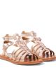 Pom d'Api Pom d'Api Plagette Gladiator metallic leather sandals - 1