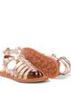 Pom d'Api Pom d'Api Plagette Gladiator metallic leather sandals - 5