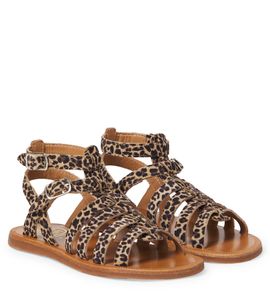 Pom d'Api Pom d'Api Plagette Gladiator suede sandals